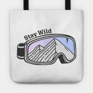 Sunset Mountain Ski Goggles | Stay Wild Tote