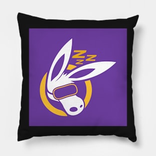 MOULE Head Logo With Sleep Mask Purple Pillow