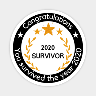 2020 survivor badge Magnet