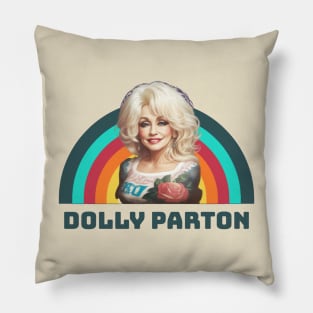 dolly vector summer //retro Pillow