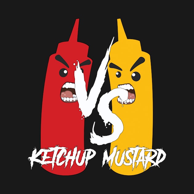 Ketchup and Mustard by MonkeyLogick