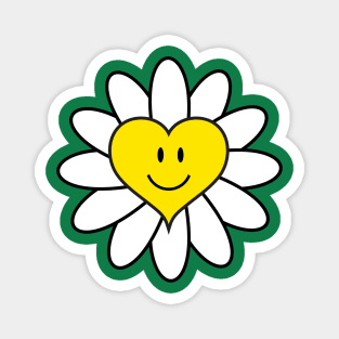 Daisy Heart Magnet