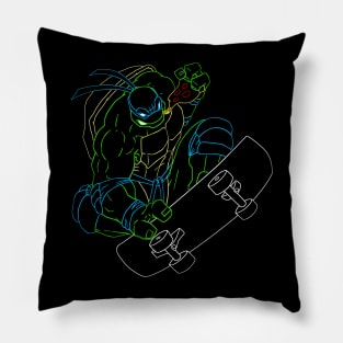 Neon 90's Ninja Turtles - Leonardo Pillow