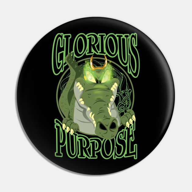 Glorious Purpose Pin by CuddleswithCatsArt