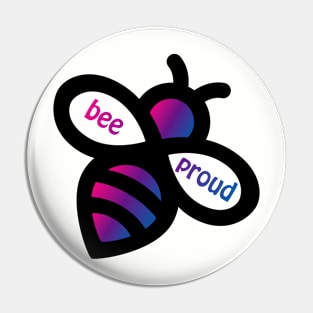 Bee Proud - Bisexual Flag bees Pin