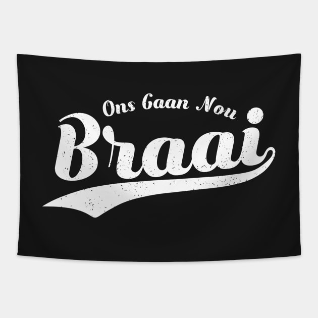 Ons Gaan Nou Braai Classic Tapestry by BraaiNinja