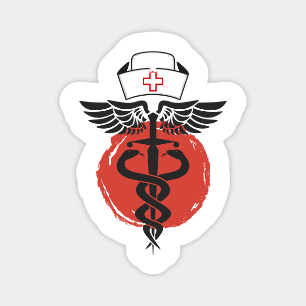 Murse - Male nurse - Heroes Magnet by Crazy Collective