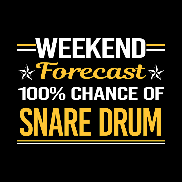 Weekend Forecast 100% Snare Drum Drums by symptomovertake