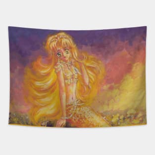 Goldfish Mermaid Tapestry