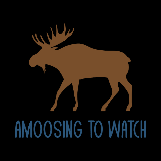 Amoosing To Watch Funny Moose Pun Jokes Humor by mrsmitful01