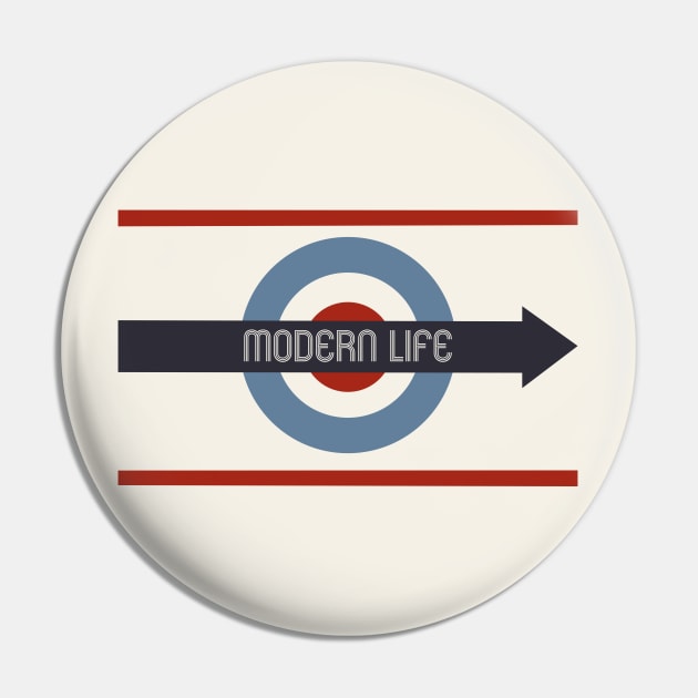 Modern Life Pin by Lili O' Riot