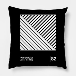 Fad Gadget / Minimalist Graphic Artwork Fan Design Pillow