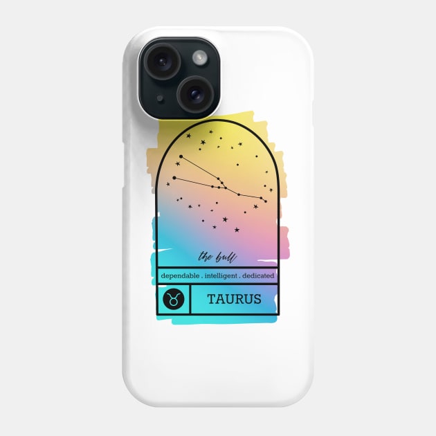 Taurus Phone Case by Jande Summer