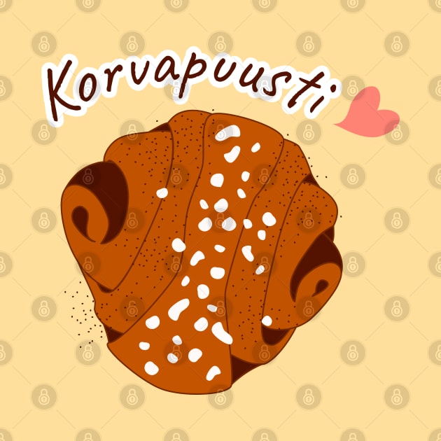 Finnish Cinnamon Rolls – Korvapuustit by LulululuPainting