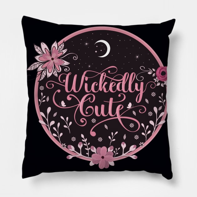 Wickedly Cute Pillow by LittleBunnySunshine