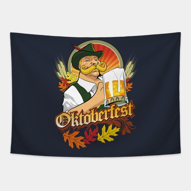 Oktoberfest Beer Festival Tapestry by Styleuniversal