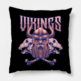 Viking Skull 7.1 Pillow