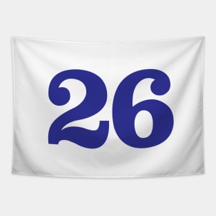 Ligier Gitanes Jacques Laffite sacred 26 number ! - colour print Tapestry