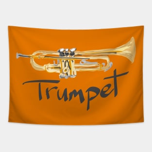 Sketchy Trumpet Tapestry