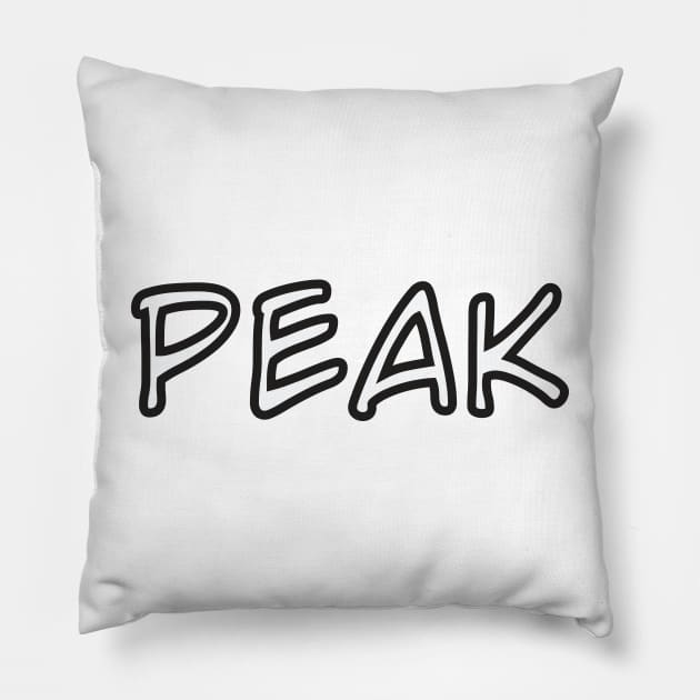 Outlined | Peak Pillow by MaknArt