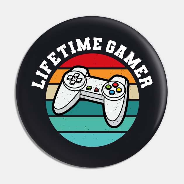 Lifetime Gamer for Gamer Pc Consoles Pin by Upswipe.de