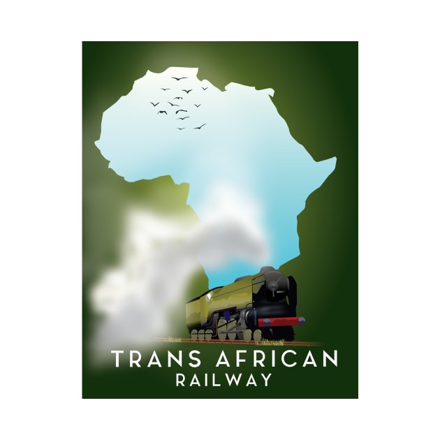 Trans African Railway transport poster by nickemporium1