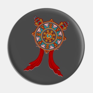 Wheel of Dharma Pin