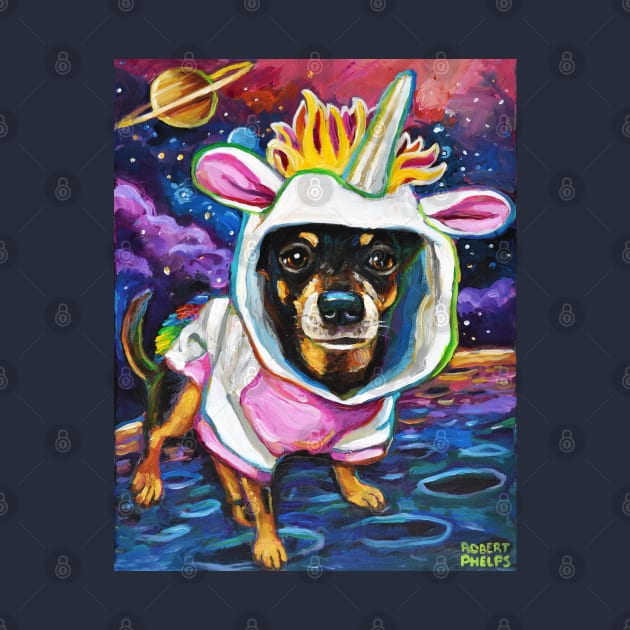 Sabu the Magical Chihuahua in Space by RobertPhelpsArt