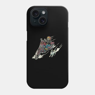 Chopper riders with rabbit fast Phone Case