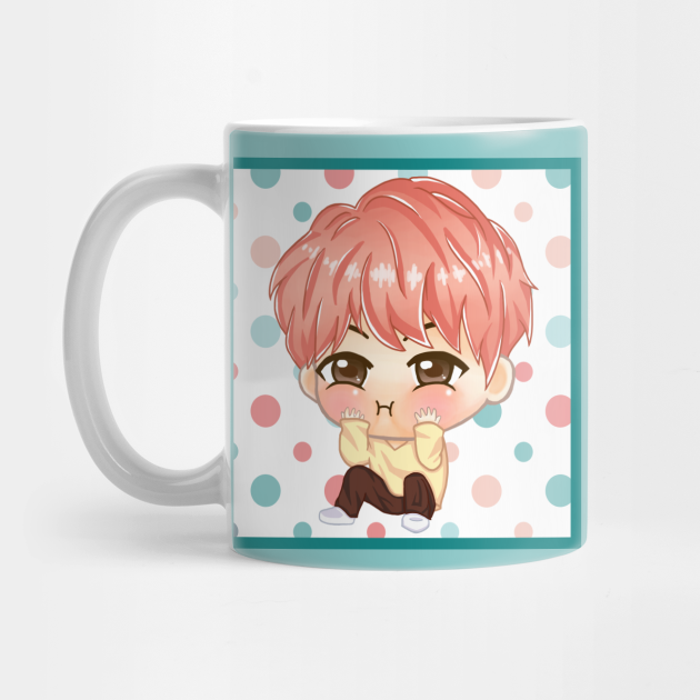 Bts Kpop Chibi J Hope Cute Character Bts Kpop Jhope Cute Chibi Character Mug Teepublic