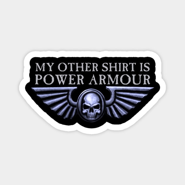 Power Armour Magnet by SimonBreeze