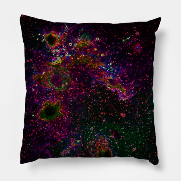 Black Panther Art - Glowing Edges 405 Pillow by The Black Panther