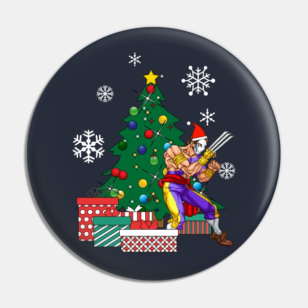 Vega Around The Christmas Tree Street Fighter Pin by Nova5