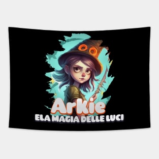 Arkie ELA MAGIA DELLE LUCI Tapestry