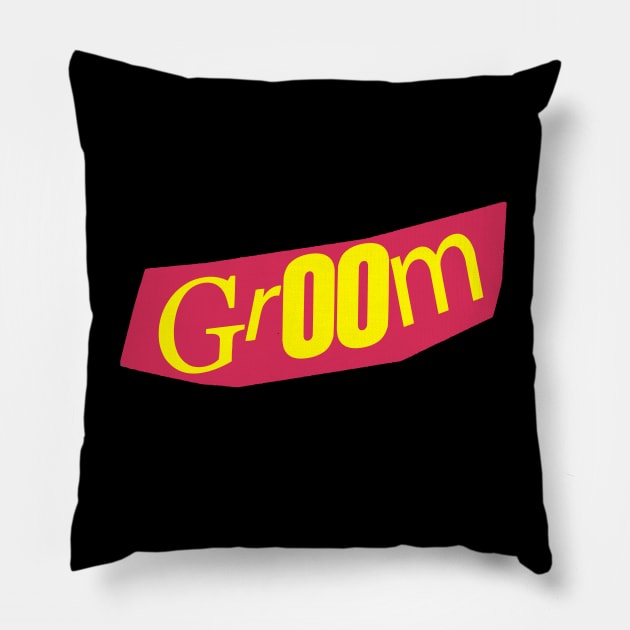 Punk Groom Pillow by drewbacca