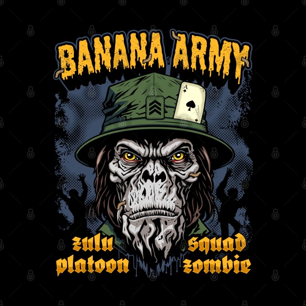 Banana Army, Undead Soldier by Garment Monkey Co.