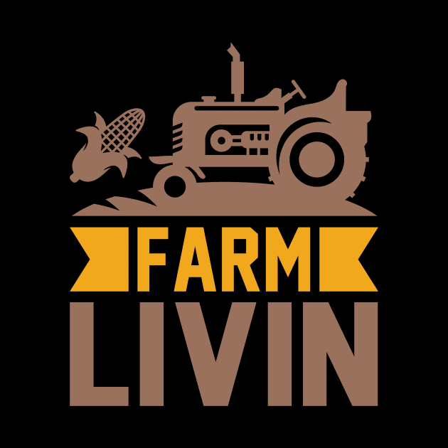 Farm Living T Shirt For Women Men by QueenTees