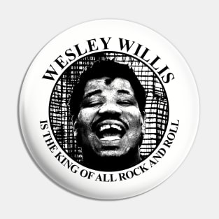 Wesley Willis /// Retro Style Fan Art Design Pin