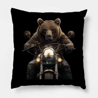 Grizzly Bear Field Trip Discoveries Pillow