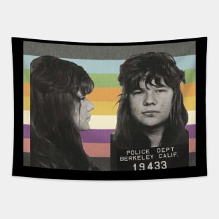 Celebrity Mug Shot: Janis Joplin Edition Tapestry