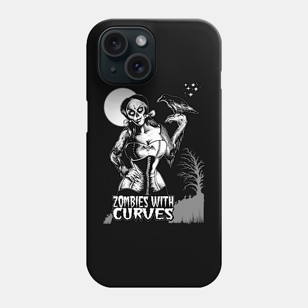 Zombie Girl Phone Case by wildsidecomix