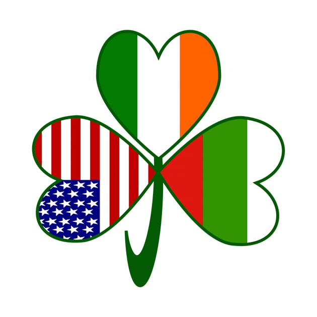 Bulgaria Ireland USA Shamrock Flags by AuntieShoe
