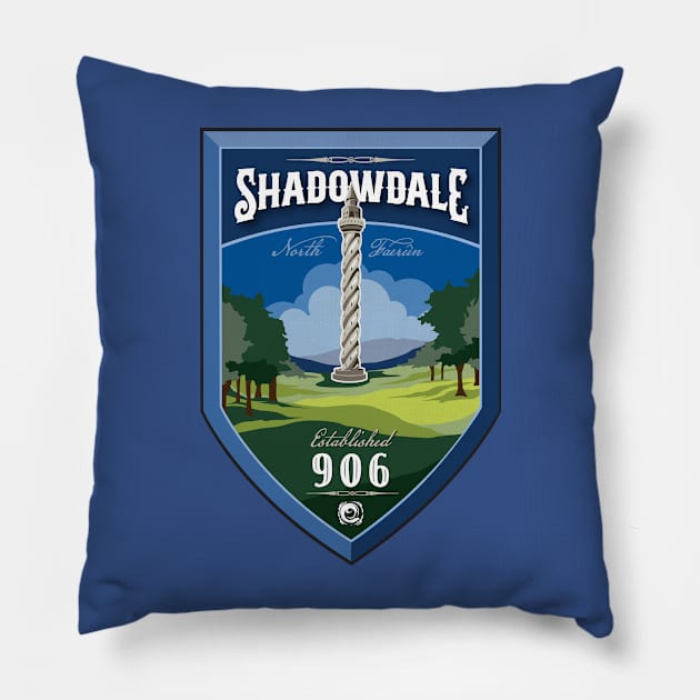 Shadowdale Pillow by MindsparkCreative