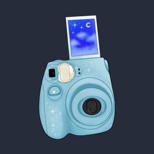 Blue Film Camera T-Shirt