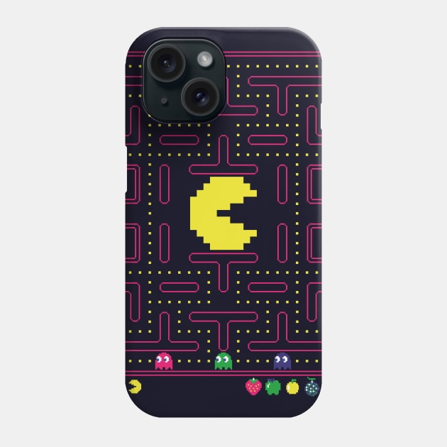 Pac-Man Pixelart Phone Case by Jelly89