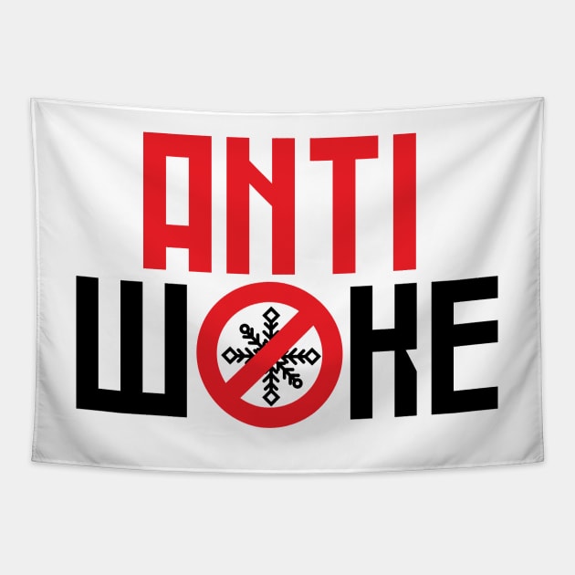 Anti-Woke Tapestry by Mansemat