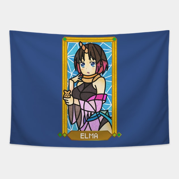 Elma - Miss Kobayashi's Dragon Maid 1 Tapestry by vizcan