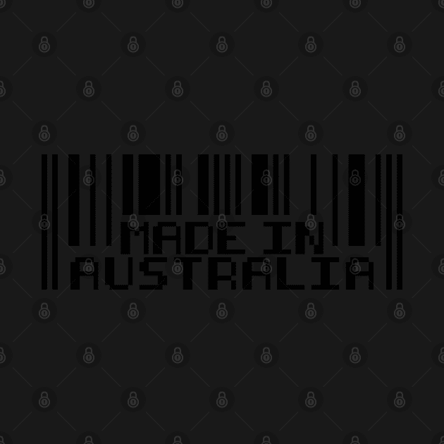 Made in Australia barcode by Saraahdesign