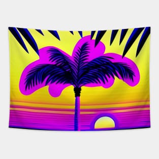 Palm Tree Sunrise | Sunset Tapestry