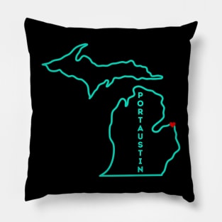 Port Austin MI Love Pillow